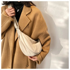 Nylon Crossbody Bag for Women Large Capacity Tote Lady Travel Shopper