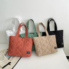 Canvas Shopper Shoulder Bag Soft Cotton Shopping Totes Handbags Sac