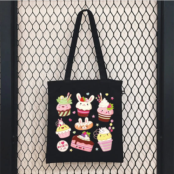Cartoons Anime Printing Tote Bag Large Capacity