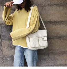 Canvas Shoulder Bag Student Postman Female Wear-resistant Bag