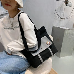 Canvas Shoulder Bag for Women