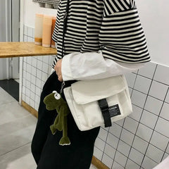 Canvas Women Crossbody Bags Small Handbags Shoulder Bag Casual Satchels