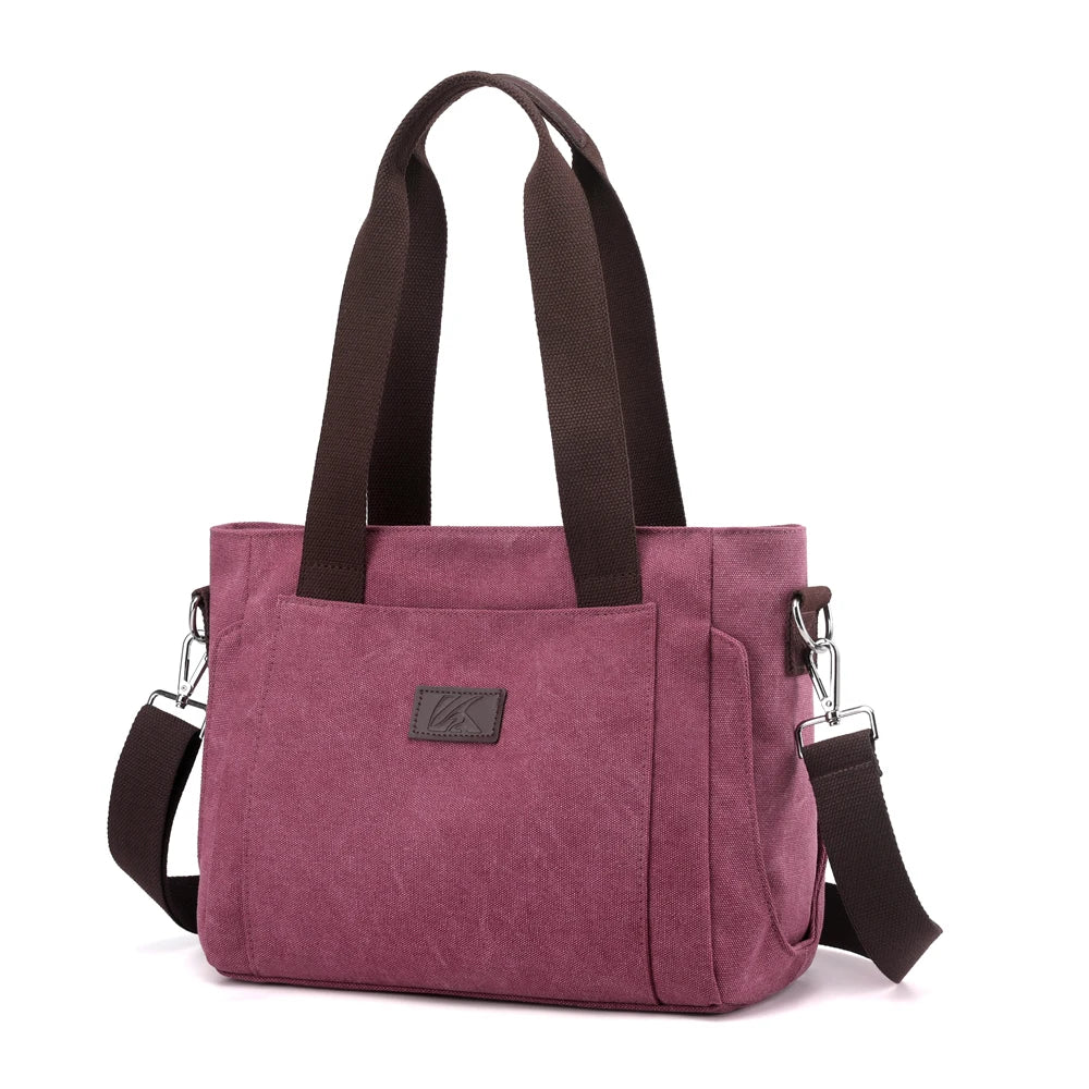 Canvas Women Large Shoulder bags Female Crossbody Bag Top-Handle Messenger Bags