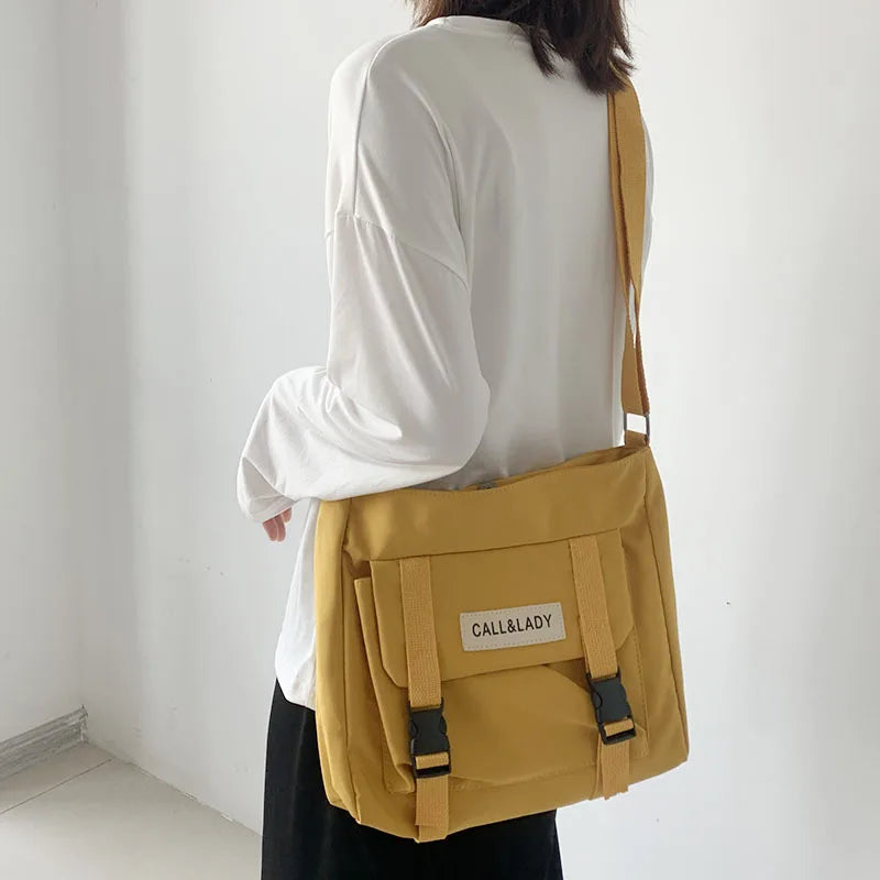 Canvas Women Messenger Bag Large Shoulder Crossbody Bags