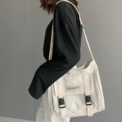 Canvas Women Messenger Bag Large Shoulder Crossbody Bags