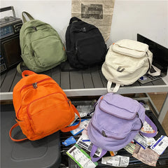 Canvas Women Small Backpack Vintage Feminina School Mini Backpack