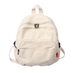 Canvas Small Backpack Vintage School Mini Backpack