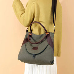 Canvas Shoulder Bag for Women Large-capacity Tote Bag