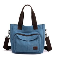 Canvas Women's Tote Bag Large Capacity Shoulder Handbag
