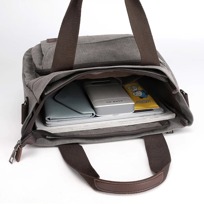 Canvas Women's Tote Bag Large Capacity Shoulder Handbag