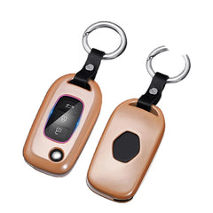 Car Key Fob Cover for Koleos Kadjar Key Case Protector Keychain