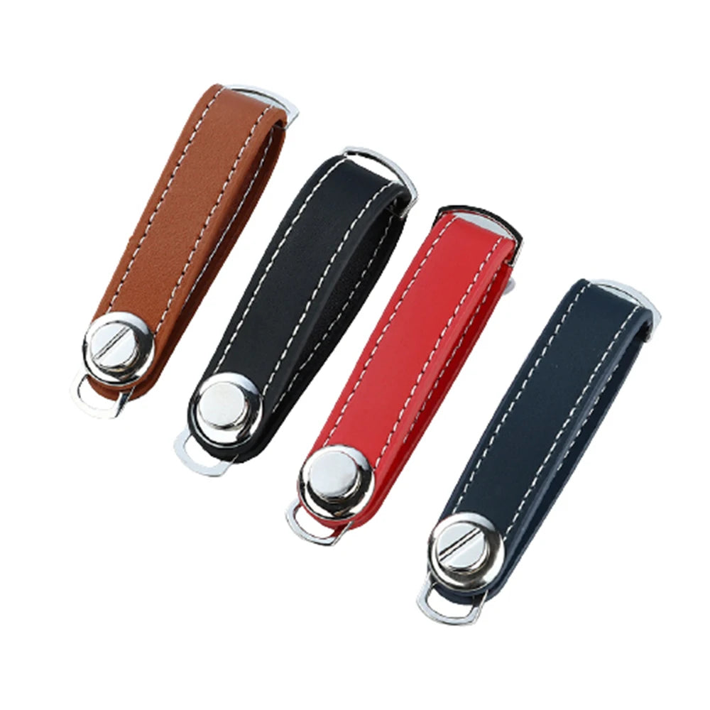 Leather Car Key Pouch Bag Organizer Key Case Cover