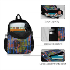 Galaxy Planets Space Intergalactic Travel Laptop Bagpack Bags