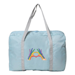 Love Printed Travel Bag Duffle Weekend Bag Organizer