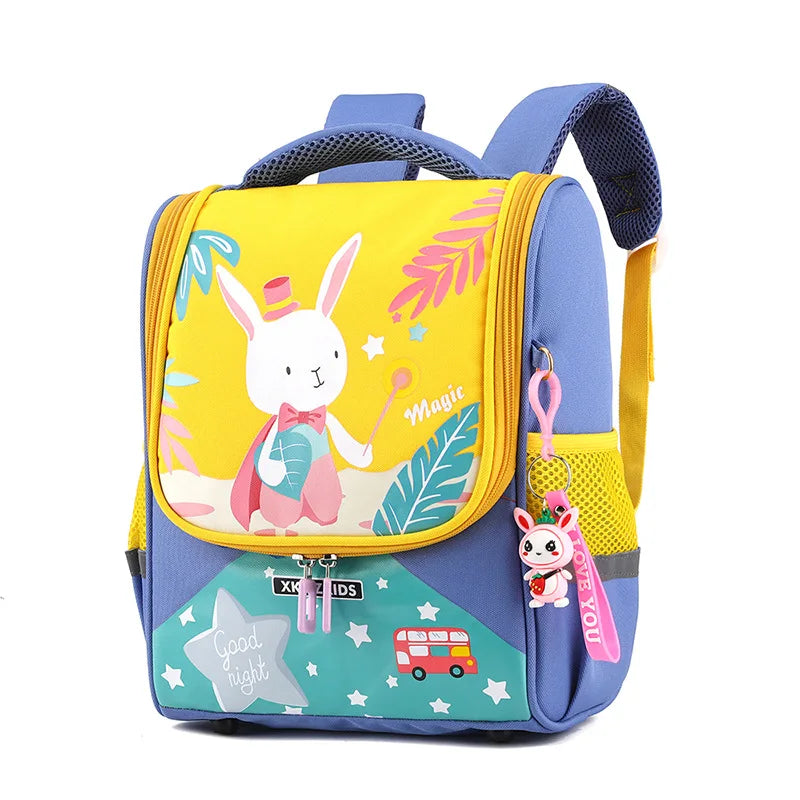 Cartoon Dinosaur Kindergarten Backpack Cute Girls Boys Schoolbag