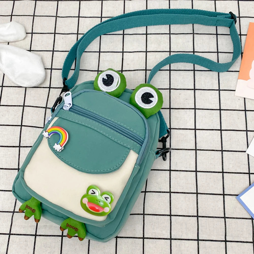 Funny Cartoon Animal Underarm Bag Nylon Tote Bag for Cosplay Props