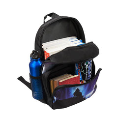 Cartoon Astronaut Spaceship Star School Backpack Children School Bags