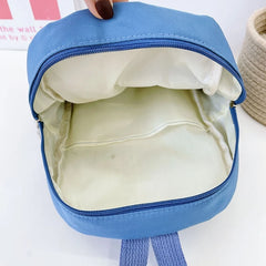 Cartoon Bear Canvas School Bags For Gilr Kids Kindergarten SchoolBags