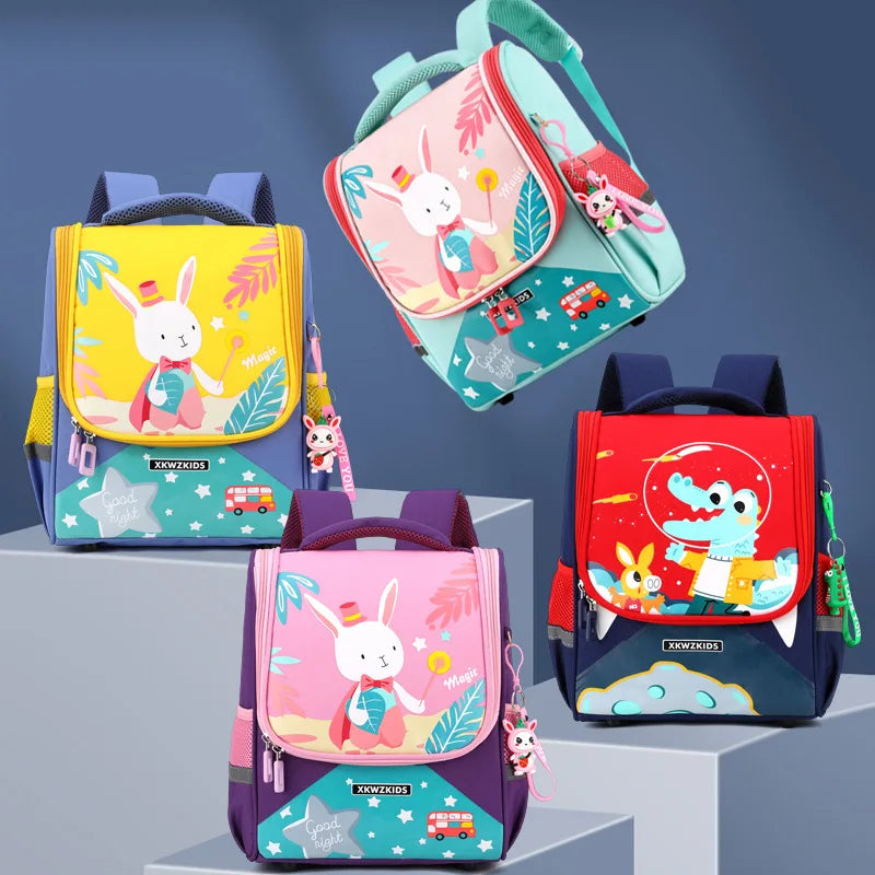 Kids Cartoon School Bags Lightweight Backpacks Schoolbag