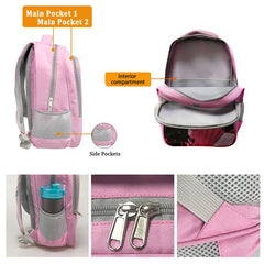 Cartoon Girl with Books School Bag 13 Inch Kids Backpack