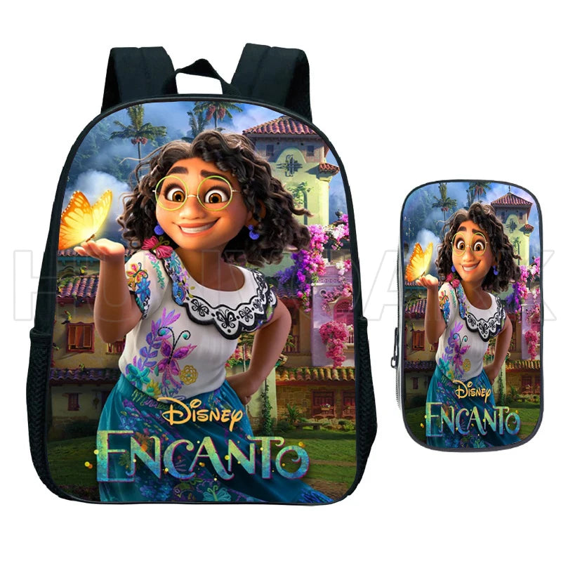 12inch Mirabel Madrigal Backpack Kids School Bags - 2pcs