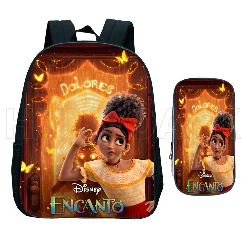12inch Mirabel Madrigal Backpack Kids School Bags - 2pcs