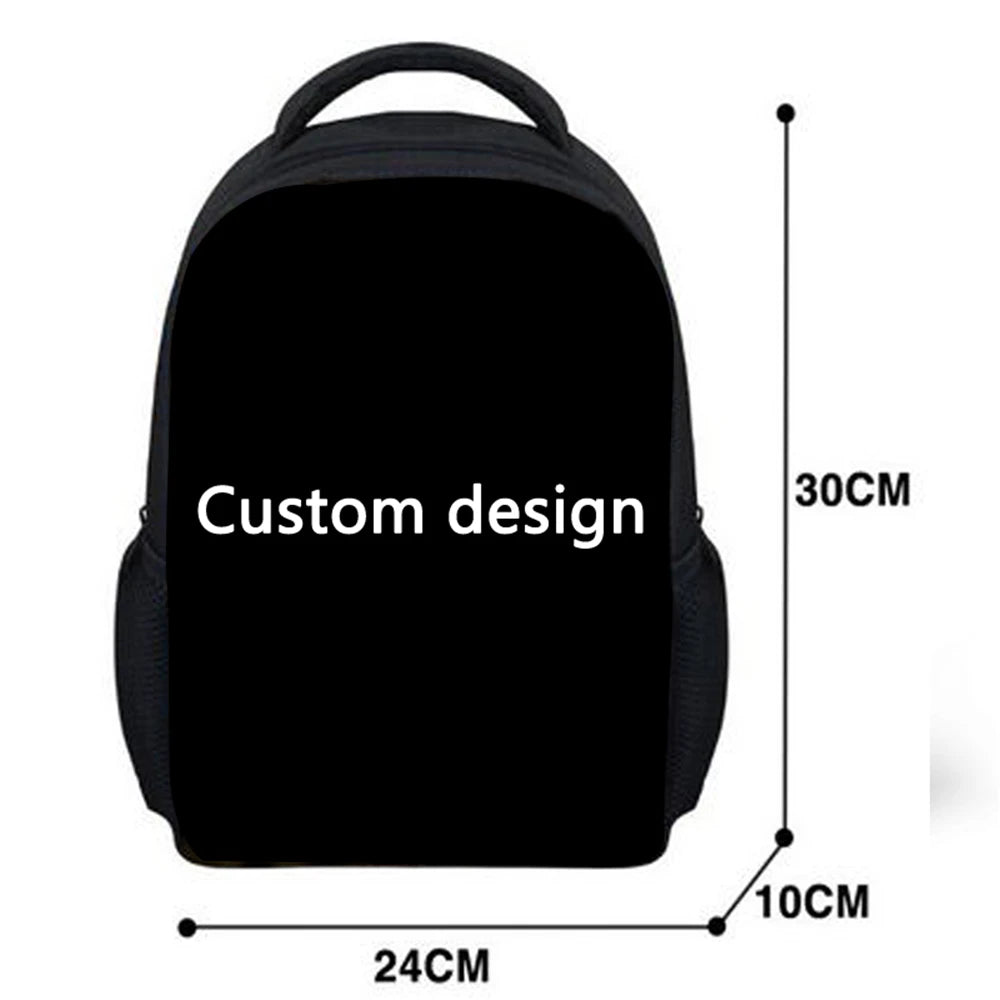 Cartoon Dolphin Print Small Children Schoolbag Boys Girls Mini School Bags