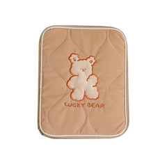 Cartoon Embroidery Pouch for 13in 11in 10.5in 10.2in Tablet