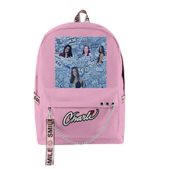 Charli D'Amelio Backpack for Boys Girls, Kpop Key Chain Accessories Bag