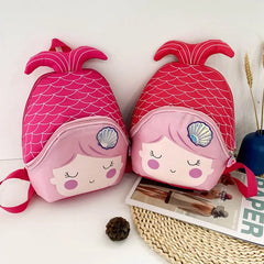 Cartoon Fish School Bag Student Schoolbag Girls Lovely Backpack Mochila Kinder