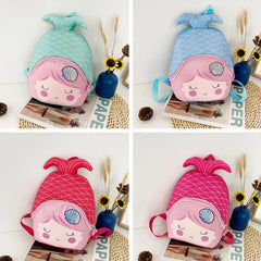 Cartoon Fish School Bag Student Schoolbag Girls Lovely Backpack Mochila Kinder