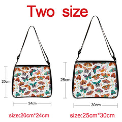 Cartoon Gothic Girl Printing Shopping Bag Canvas Messenger Bag