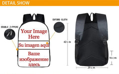 Cartoon GTA5 3D Backpack School Bag Book Bag Zipper Messenger