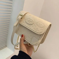 Cartoon Print Shoulder Bag for Women Crossbody Bag