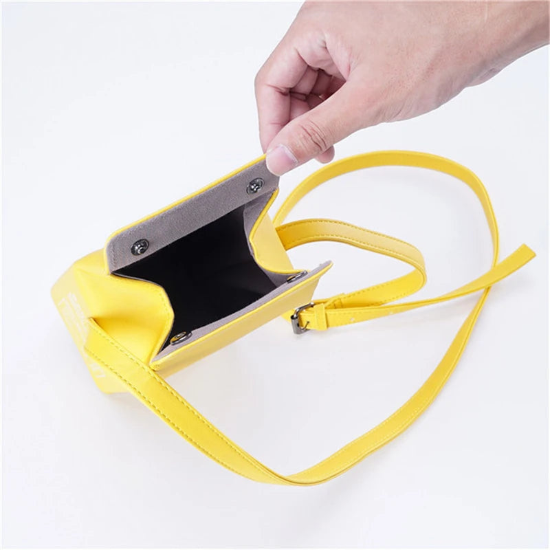 Fruit Milk Banana Strawberry Women Shoulder Bags Mini Phone Wallet Bags
