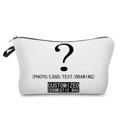 Cartoon Mama Printed Cosmetic Bag Mom And Baby Foldable Women Casual Storage