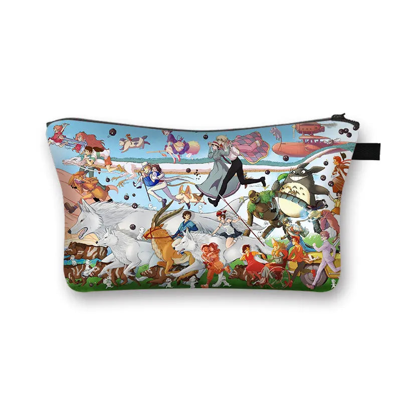 Totoro/Spirited Away Cosmetic Bag Makeup Travel Organizer