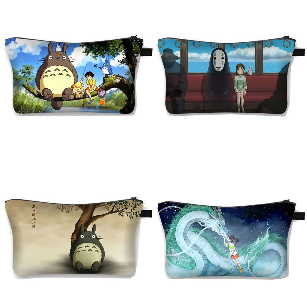 Totoro/Spirited Away Cosmetic Bag Makeup Travel Organizer