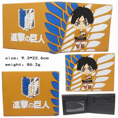 Anime Cartoon Short Wallet Bi Fold Purse for Young