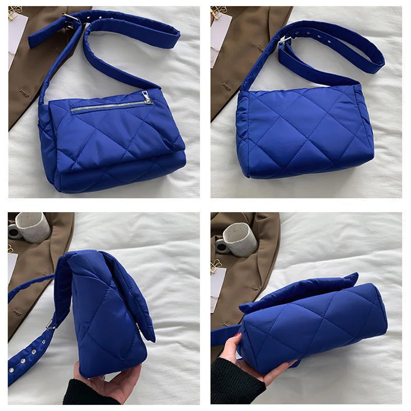 Adjustable Strap Nylon Shoulder Bag Women Crossbody Handbags