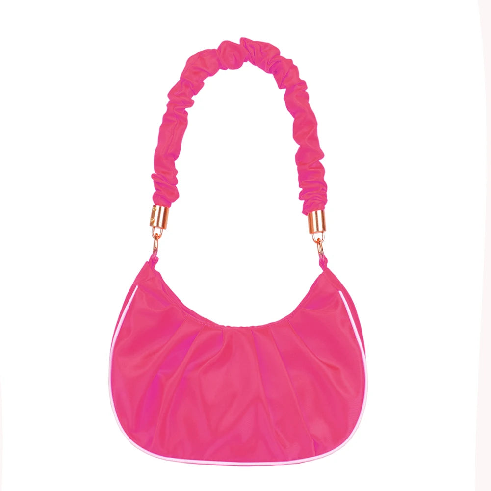 Nylon Zipper Top-handle Hobos Handbag Women's Shoulder Bag