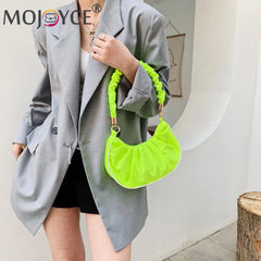 Nylon Zipper Top-handle Hobos Handbag Women's Shoulder Bag