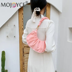 Nylon Zipper Top-handle Hobos Handbag Women's Shoulder Bag
