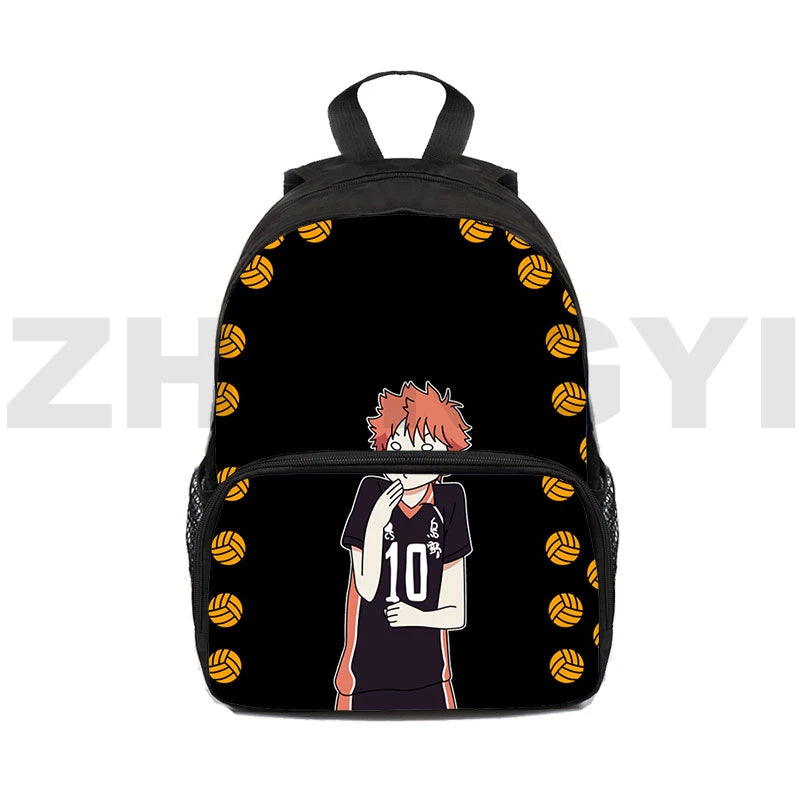 Haikyuu Backpack for Teen Girls 3D Print Karasuno 12 Inch Neko