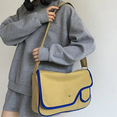 Canvas Crossbody Bag Casual Satchel Shoulder Purse Messenger Bag
