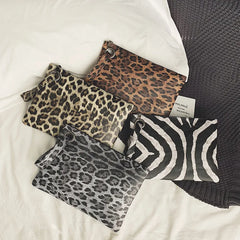 Leopard Clutch Wallet Messenger Bag Ladies Handbag