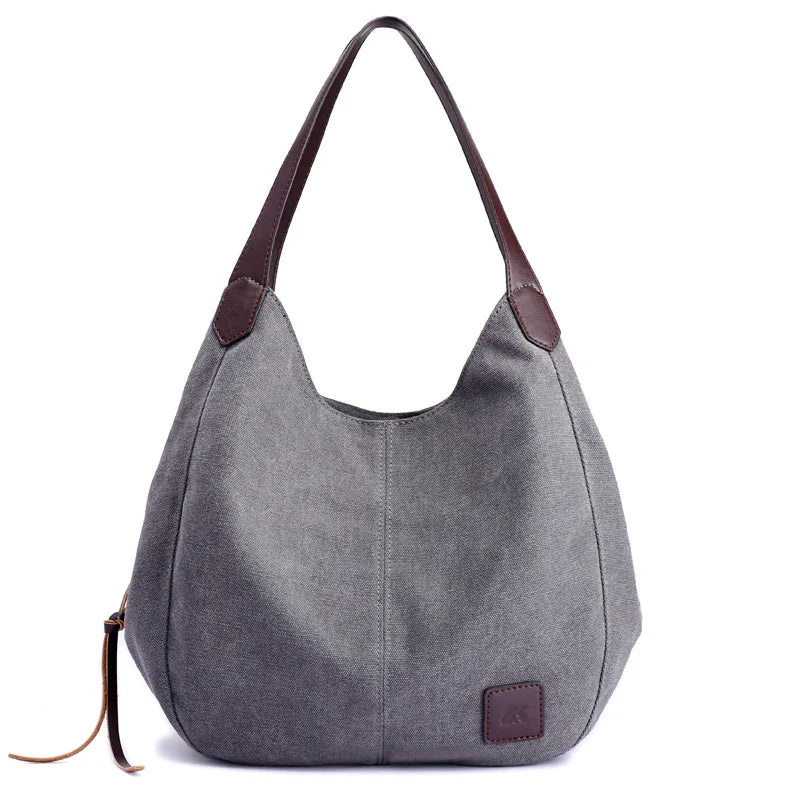 Casual Canvas Women Totes Bag Large Capacity Handbags Shoulder Bag