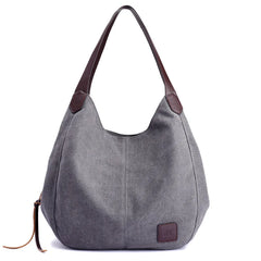 Casual Canvas Women Totes Bag Large Capacity Handbags Shoulder Bag