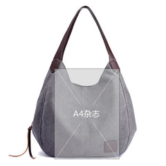 Casual Canvas Women Totes Bag Large Capacity Handbags Shoulder Bag