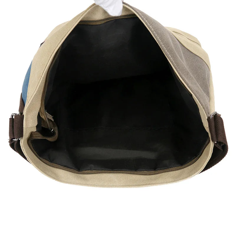 Women's Casual Canvas Backpack Large Capacity School Bag